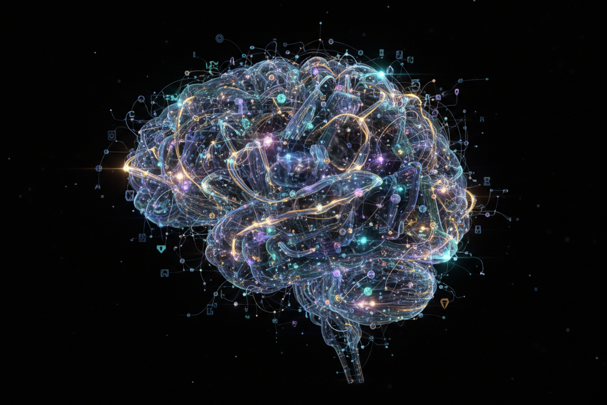 Gedächtnis, mit schwarzem Hintergrund